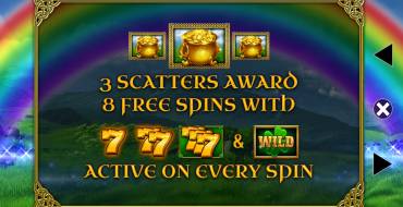 Luck O' The Irish Gold Spins: Tiradas gratuitas y/o re-giros