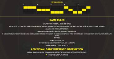 Lucky Fire Blitz Hotstepper: Reglas