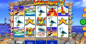 Lucky Larry's Lobstermania: Máquina tragaperras