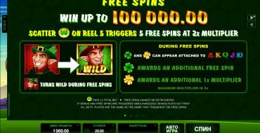 Lucky Leprechaun: Funciones adicionales