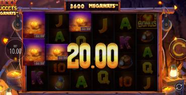 Lucky Nuggets Megaways: Ganancias