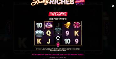 Lucky Riches Hyperspins: Bonificaciones