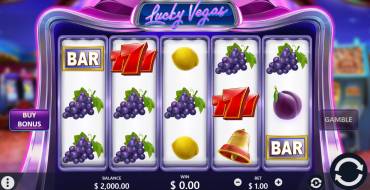 Lucky Vegas: Máquina tragaperras