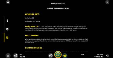 Lucky Year 25: Reglas