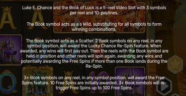 Luke E. Chance and the Book of Luke: Reglas