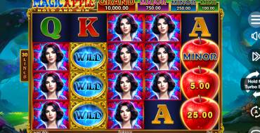 Magic Apple: Hold and Win: Máquina tragaperras