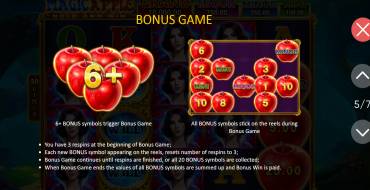 Magic Apple: Hold and Win: Juegos de bonificación