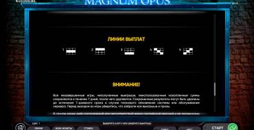 Magnum Opus: Líneas