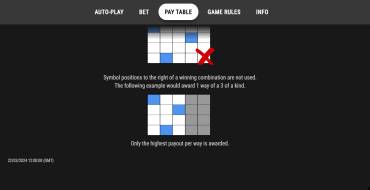 Maxiplier: Tabla de pagos