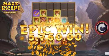 Maze Escape Megaways: Ganancias