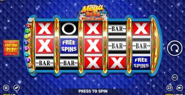 Mega Bars: Find the Lady Fortune Play: Máquina tragaperras