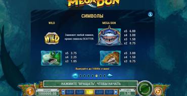 Mega Don: Tabla de pagos