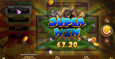Mega Moolah Megaways: Ganancias