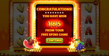 Mega Wild Fruits – On Fire: Ganancias