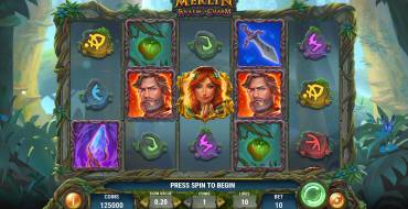 Merlin Realm of Charm: Máquina tragaperras