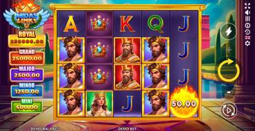 Midas Links: Interfaz