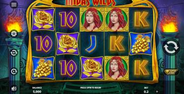 Midas Wilds: Máquina tragaperras