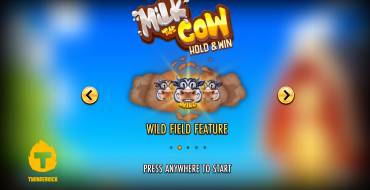 Milk the Cow Hold & Win: Máquina tragaperras
