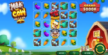 Milk the Cow Hold & Win: Interfaz