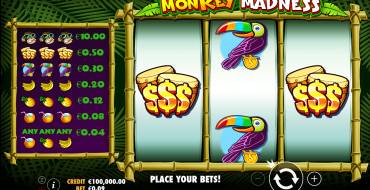 Monkey Madness: Máquina tragaperras
