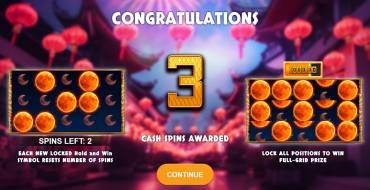 Moonrise Fortunes Hold and Win: Tiradas gratuitas y/o re-giros