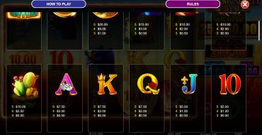 Mustang Spirit Cash Stacks: Tabla de pagos