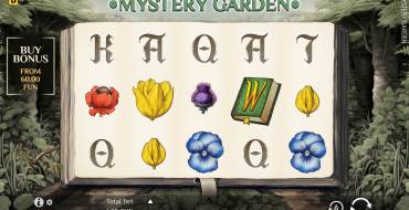 Mystery Garden: Máquina tragaperras