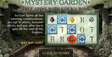 Mystery Garden: Características únicas
