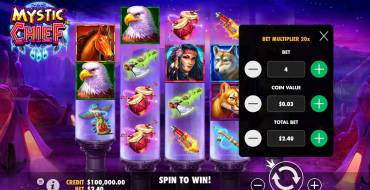 Mystic Chief: La apuesta
