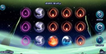 Mystic Elements: Máquina tragaperras