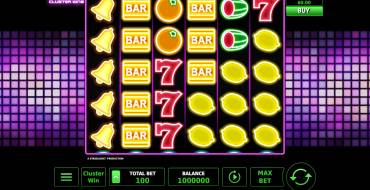 Neon Cluster Wins: Máquina tragaperras