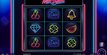 Neon Dreams: Máquina tragaperras