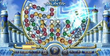 Orbs of Atlantis: Pantalla principal, sistema en cascada