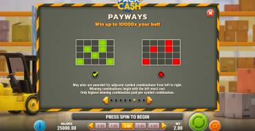Pack and Cash: Líneas