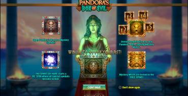 Pandora’s Box of Evil: Características únicas