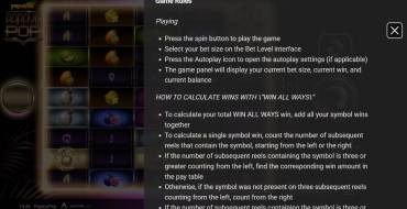 PapayaPop: Reglas