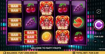 Party Fruits: Máquina tragaperras