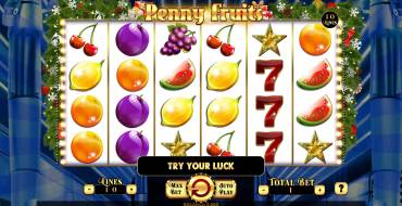 Penny Fruits Xtreme Christmas Edition: Máquina tragaperras