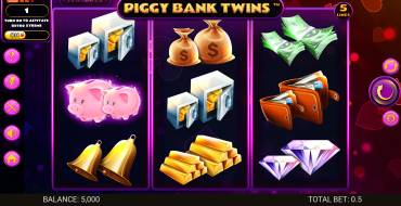 Piggy Bank Twins: Máquina tragaperras
