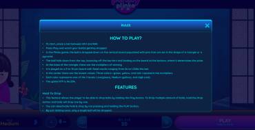 Pinky Plinko: Reglas