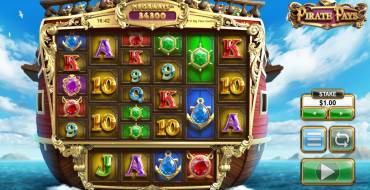 Pirate Pays Megaways: Máquina tragaperras