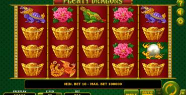 Plenty Dragons: Máquina tragaperras