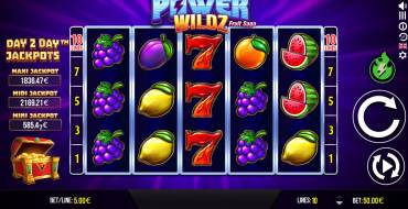 Power Wildz Fruit Saga: Interfaz