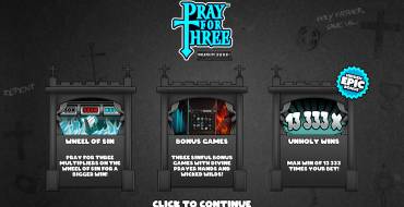 Pray For Three: Características únicas