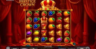 Prestige Crown: Máquina tragaperras