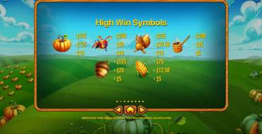 Pumpkin Patch: Tabla de pagos