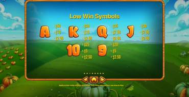 Pumpkin Patch: Tabla de pagos