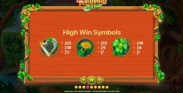 Rainbow Mania: Símbolos principales