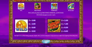 Rainbow Riches: Cuadro