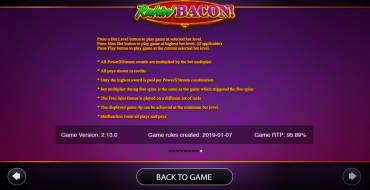 Rakin' Bacon: Reglas